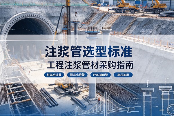 大安注浆管选型标准