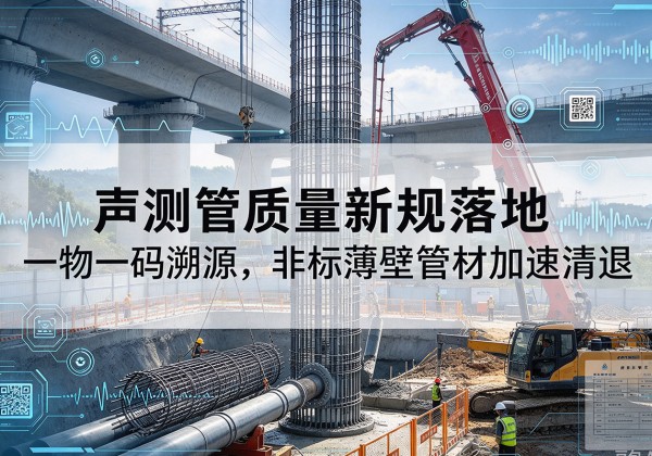 大安声测管质量新规落地，一物一码溯源，非标薄壁管材加速清退